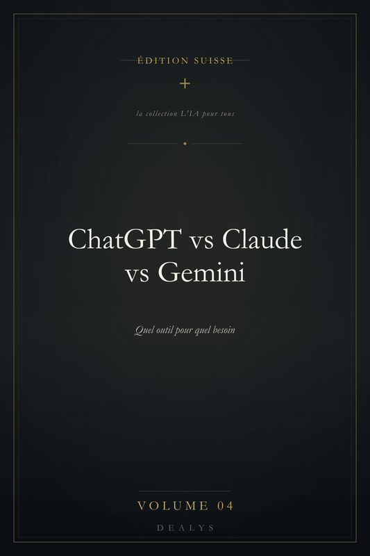 Couverture Vol. 4 — ChatGPT vs Claude vs Gemini — Édition suisse