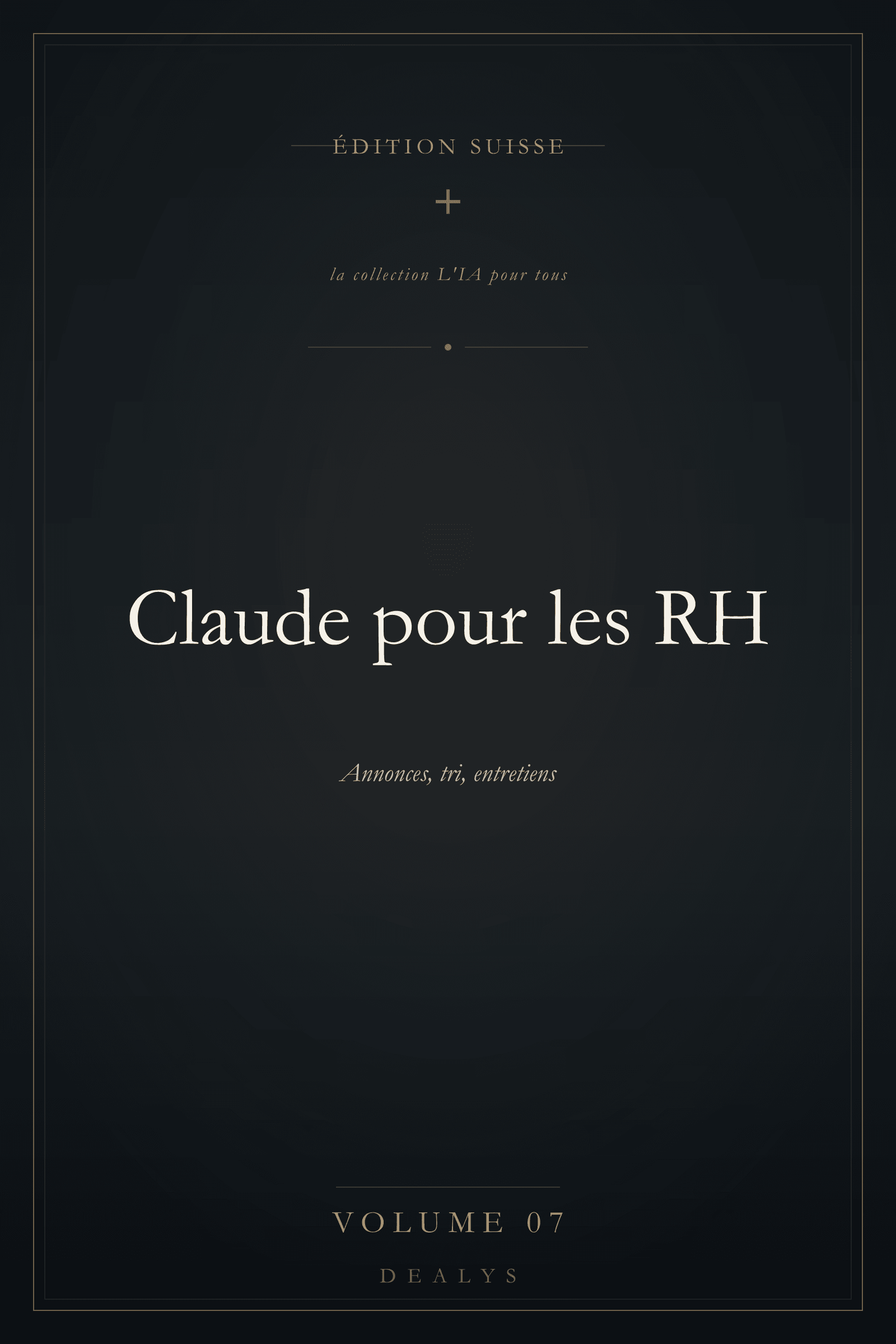 Couverture Vol. 7 — Claude pour les RH — Édition suisse