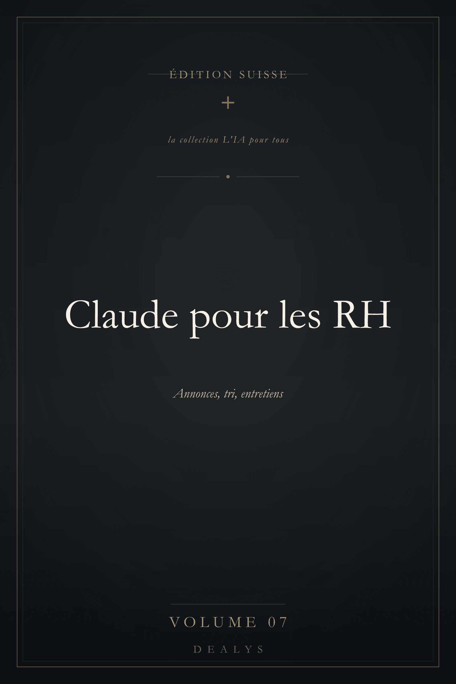 Couverture Vol. 7 — Claude pour les RH — Édition suisse