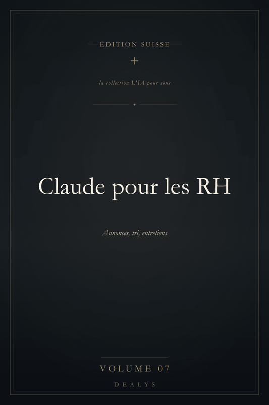 Couverture Vol. 7 — Claude pour les RH — Édition suisse