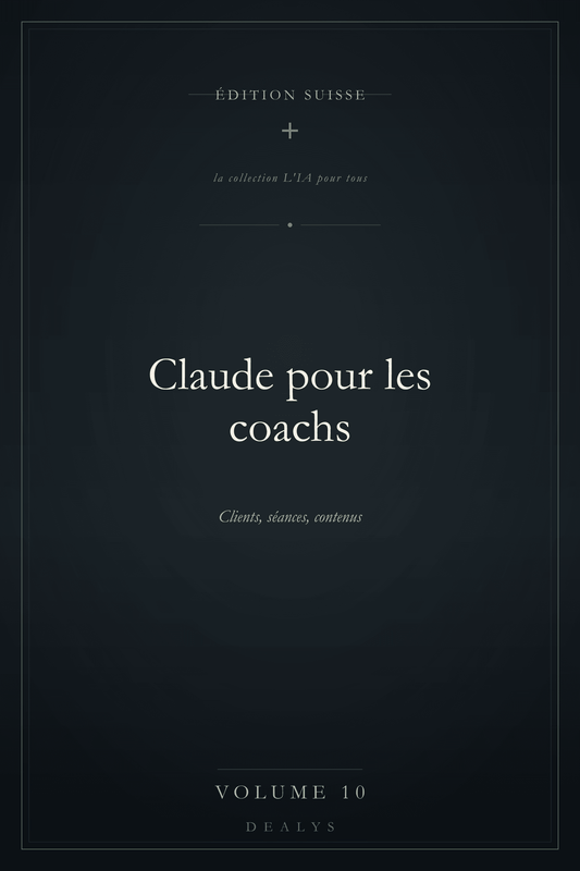 Couverture Vol. 10 — Claude pour les coachs — Édition suisse
