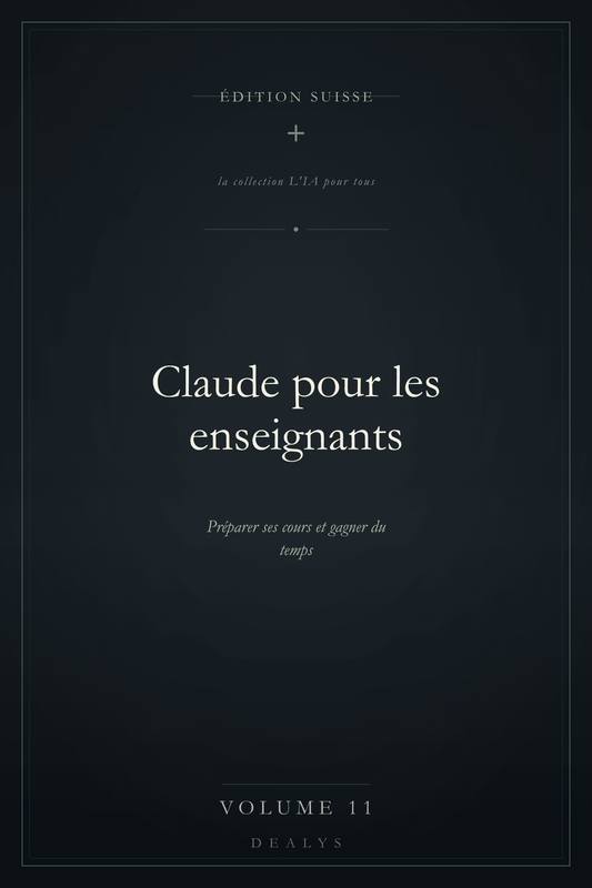 Couverture Vol. 11 — Claude pour les enseignants — Édition suisse