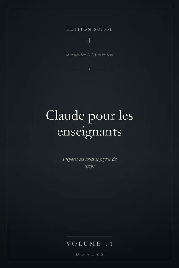 Couverture Vol. 11 — Claude pour les enseignants — Édition suisse