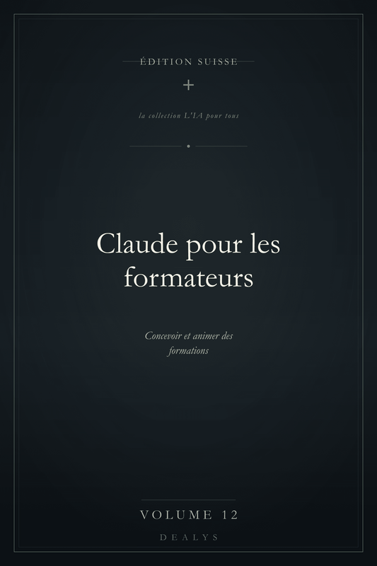 Couverture Vol. 12 — Claude pour les formateurs — Édition suisse