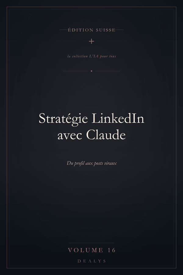 Couverture Vol. 16 — Stratégie LinkedIn avec Claude — Édition suisse
