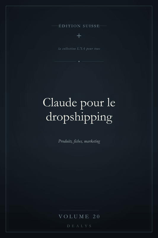 Couverture Vol. 20 — Claude pour le dropshipping — Édition suisse