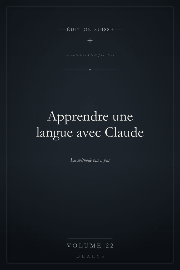 Couverture Vol. 22 — Apprendre une langue avec Claude — Édition suisse