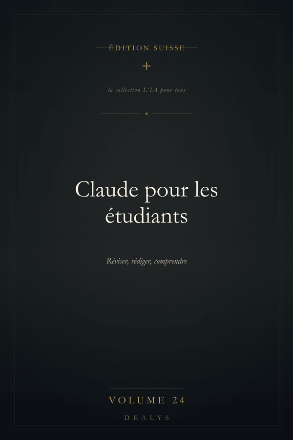 Couverture Vol. 24 — Claude pour les étudiants — Édition suisse